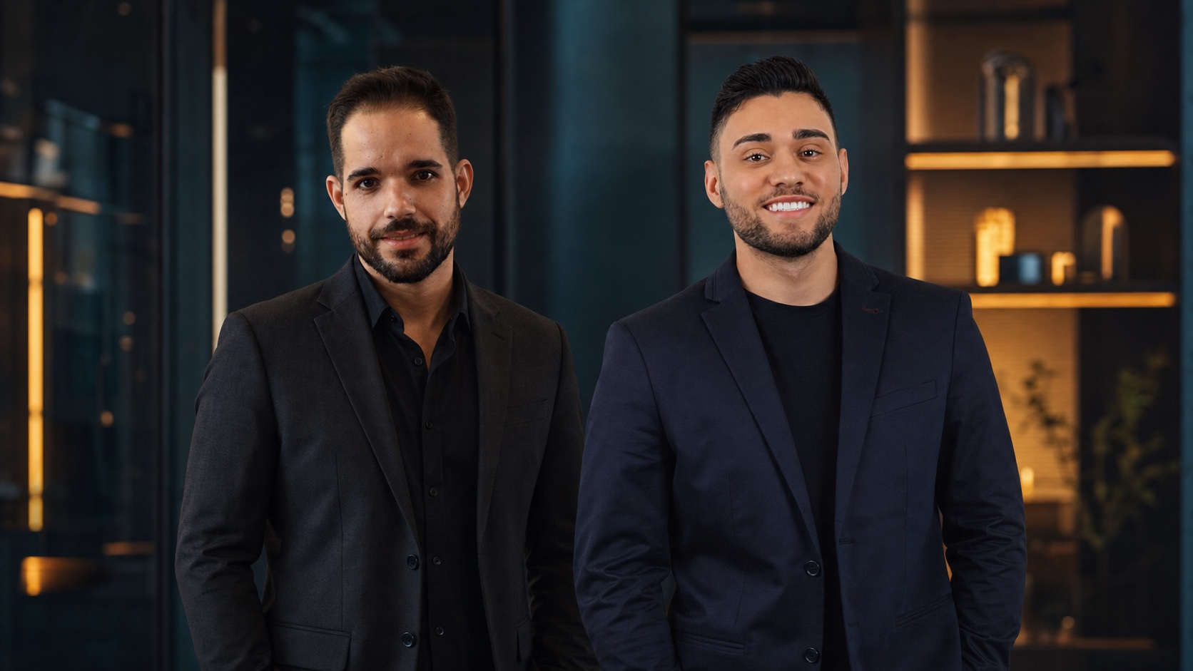 Apolo Bermudes e Lucas Moura, sócios da Moving Creative